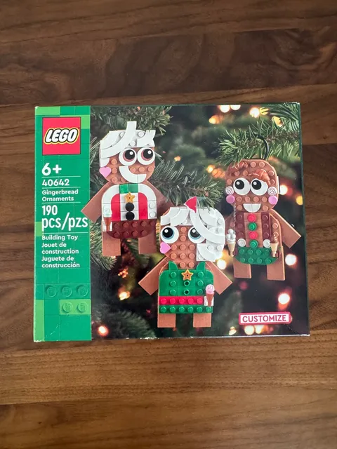 LEGO 40642 GINGERBREAD ORNAMENTS New in Open Box