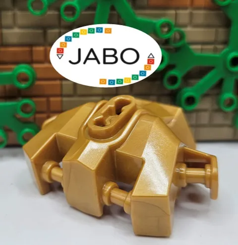 (S18/4/13) LEGO Hero Factory 92233 Hand Armor Handles for Clips Gold