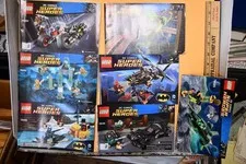 Lot Lego Manuals DC Comics Super Heroes 76053 76085 76010 76011 76025 76040
