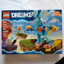 LEGO DREAMZzz 71453 Izzie & Bunchu the Bunny 2-in-1 Set, 259 pcs