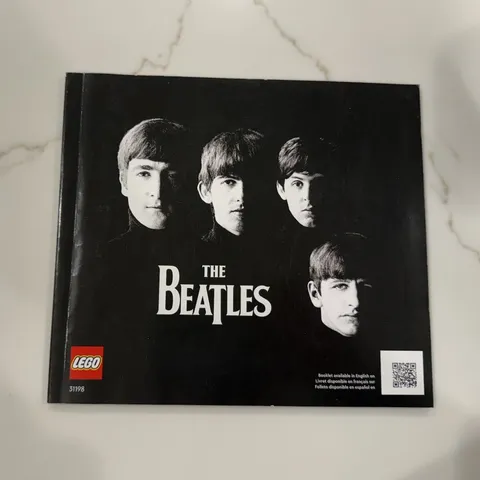 LEGO Art The Beatles 31198 Illustrated Instruction Manual Booklet English 2020