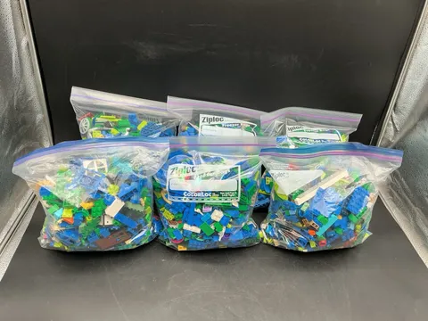 2 LB Genuine LEGO Bulk Lot Mixed Bricks Parts Blue Green – You Pick Quantity