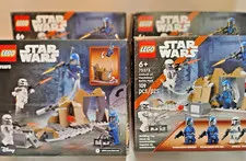 LEGO STAR WARS, 4- #75373,MANDALORIAN BATTLE   ( LOT OF 4)      NIB!!        (A1