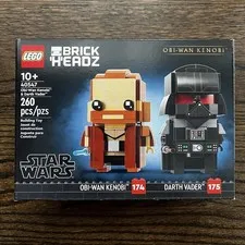 LEGO Obi-Wan Kenobi & Darth Vader BrickHeadz 40547 | NIB