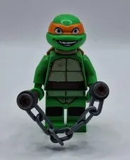 Lego Teenage Mutant Ninja Turtles Minifigure TNT012 Michelangelo Grin
