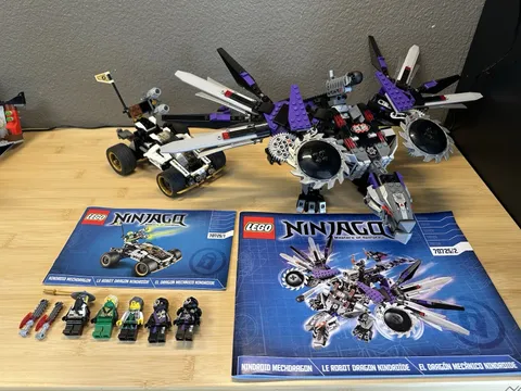 LEGO NINJAGO: Nindroid MechDragon (70725) - Rare Retired Set With Minifigures