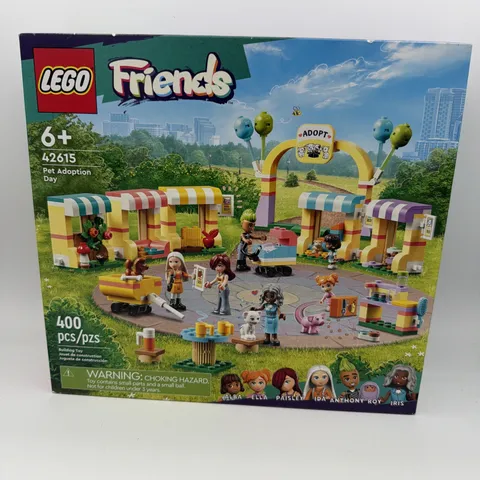 LEGO Friends Pet Adoption Day Set 42615, 400 Pieces, Ages 6+, 2024