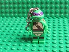 Lego Teenage Mutant Ninja Turtle Minifigure Keychain - Donatello TMNT DT22