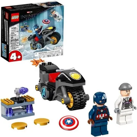 LEGO Super Heroes Captain America and Hydra face off 76189 Sealed