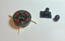 LEGO Ninjago Minifigure NRG Cole Body, Head and Helmet with Spinner (9572)