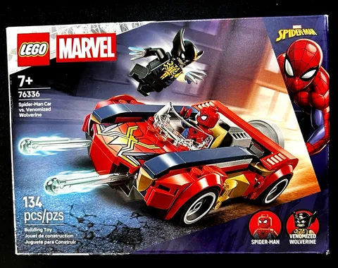 LEGO Marvel 76336 Spider-Man Car vs. VENOMIZED WOLVERINE First Appearance NEW