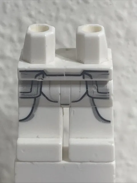 LEGO Star Wars White Printed Legs Pants w/ Gray Pockets Minifig M7