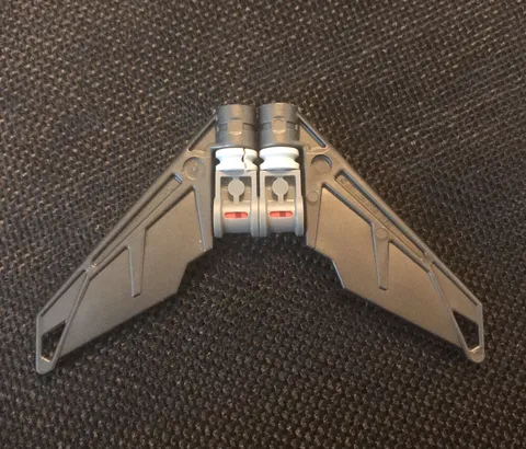 ⭐️Lego Bionicle Plane /Wing Small / Tail with Axle Hole/ Axle Included Dk Gray