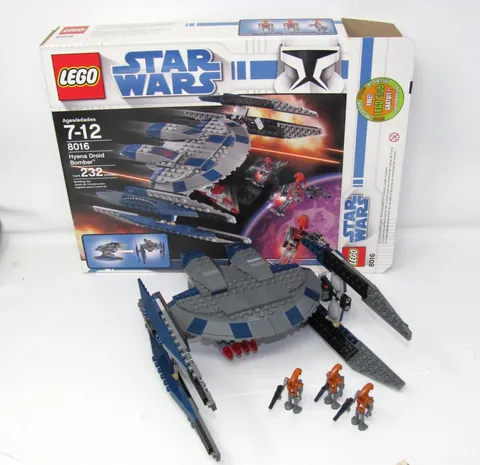 LEGO Hyena Droid Bomber (8016) - W/minifigs, Manual, Box *READ*