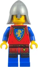 LEGO Castle Minifigure Lion Knight - Male, Nasal Helmet From Set 910057 Bdp275