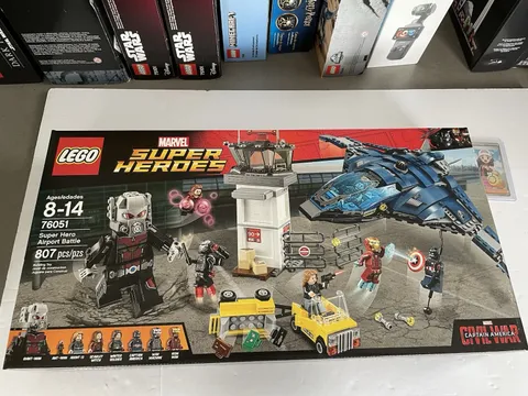 LEGO Marvel: Super Hero Airport Battle (76051) | New | Retired | Free Ship