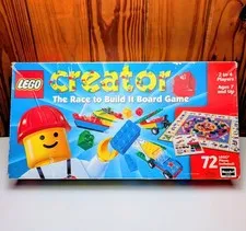Lego 03093 The Race to Build it Board game VINTAGE RARE NEW Sealed Bags