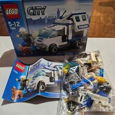 LEGO City Police Set 7285 Police Dog Unit COMPLETE Police Officer