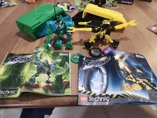 LEGO Technic Throwbots Amazon 8504/8505 Complete With Case/Instructions/Ad/Discs