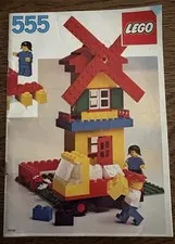 VTG Lego 555 Basic Building Set Instruction Manual Booklet Only 1981