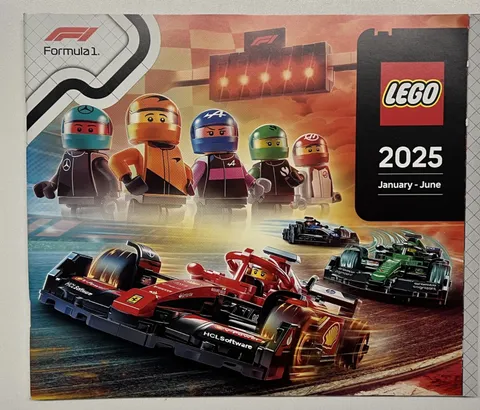 NEW! LEGO - Australian 2025 Jan-June Catalogue Magazine featuring Formula 1