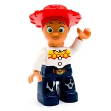 LEGO DUPLO Jessie Sheriff Cowgirl Figure Toy Story Disney Pixar 2010 47394pb129