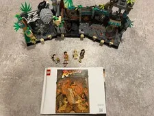 LEGO Indiana Jones Set Temple Mostly Complete with Minifigures and Manual No Box
