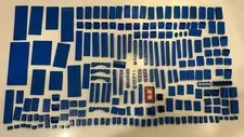 Vintage Blue 70s 80s Lego Blocks Space Car Bulk Lot