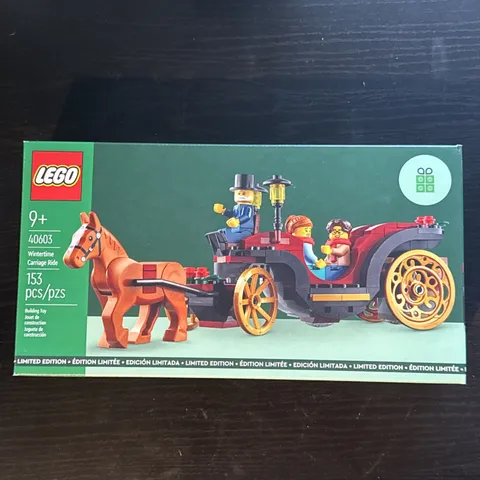 LEGO- Holiday & Christmas | 40603 | Wintertime Carriage Ride | LIMITED EDITION