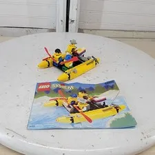 LEGO 6665 River Runners Town Vintage 1993 w/ Instructions 3 Minifigures