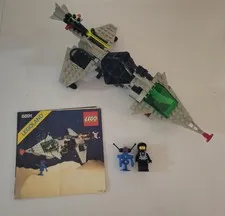 Vintage LEGO Space 6891 Gamma V Laser Craft with minis and manual