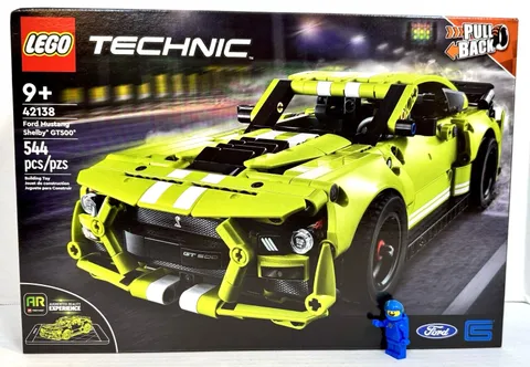 LEGO (42138) Technic: Ford Mustang Shelby GT500 - New Sealed Retired - Pull Back