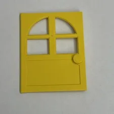 Lego 6234 Door Yellow Replacement Add-on Piece Part