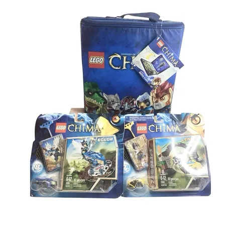 Lego Legends Of Chima Zipbin Battle Case W/Speedor Nest Dive & Lennox
