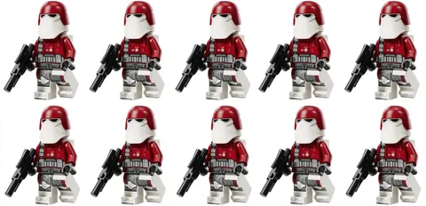 LEGO Star Wars Galactic Marine Clone Trooper Minifigure LOT of 10 75413 Tank NEW