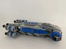 Lego Star Wars Galaxy's Edge Resistance I-TS Transport 75293 BUILT INCOMPLETE