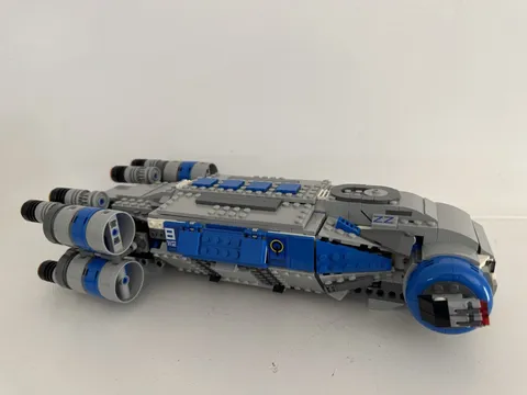 Lego Star Wars Galaxy's Edge Resistance I-TS Transport 75293 BUILT INCOMPLETE