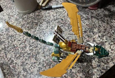 LEGO 71871 Battle at the Dragon’s Blade NEW Built Once Dragon Build ONLY!
