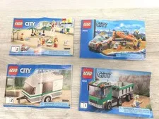 LEGO City Instruction ( Booklets ) Lot #60153 #60117 #60012 #4204