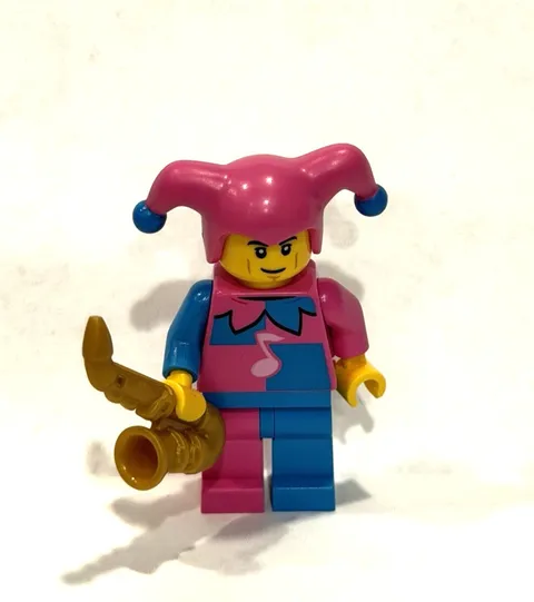 LEGO Musician Jester minifigure Winter 2026 Store Exclusive Troubadour Hard Find