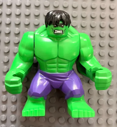 LEGO SUPER HEROES Giant Hulk Big Figure Avengers Dark Green Purple Pants sh0095