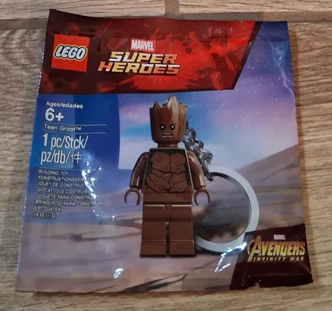 LEGO:Marvel Super Heroes-Avengers Infinity War Teen Groot Key Ring