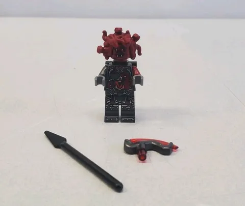 LEGO Ninjago General Machia Minifigure Vermillion Commander With Back Piece