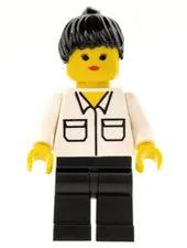 LEGO: Shirt with 2 Pockets Black Ponytail (twn016)