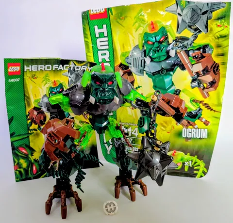 LEGO Hero Factory #44007 Ogrum, 100% Complete With Instructions & Packaging!!