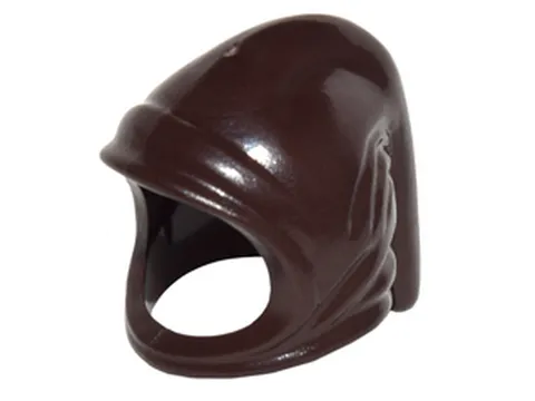 LEGO Dark Brown Minifigure, Headgear Hood Farmer's Cowl 4505 Used Genuine