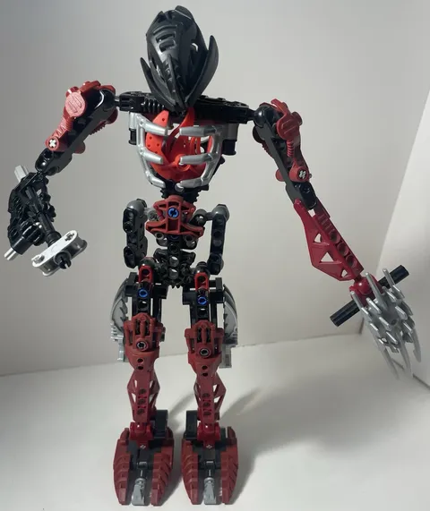 LEGO Bionicle Warrior #8953 Makuta Icarax Incomplete for parts