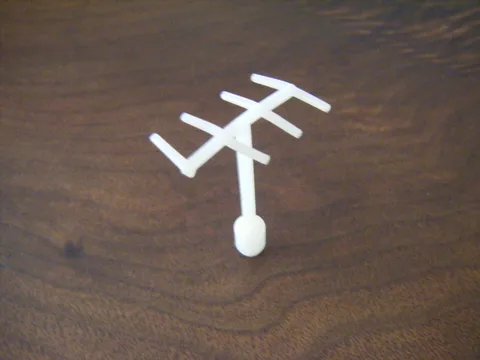 LEGO Vintage Milky White Antenna RARE 1970's 70's READ