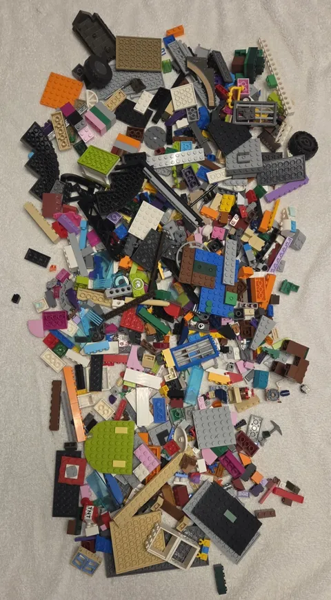 2 Lbs LEGO Bulk Lot – Random Bricks Plates Parts Mixed Pieces for Building Block