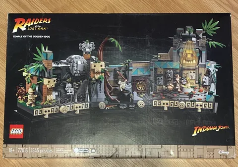LEGO Indiana Jones Raiders Temple of the Golden Idol 77015 1545pc  18+ Brand New